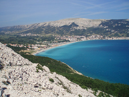 Blick auf die Stadt - Kvarner (Baška)