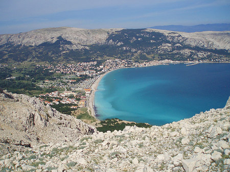 Blick auf die Stadt - Kvarner (Baška)