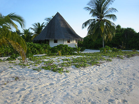 Gebäude am Strand - Malediven