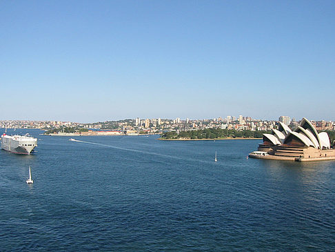 Foto Blick von der Harbour Bridge - Sydney