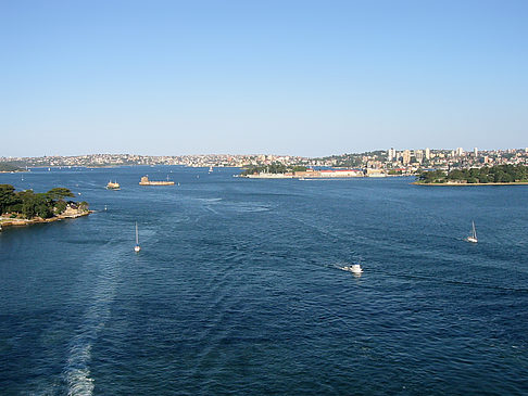 Blick von der Harbour Bridge - Neusüdwales (Sydney)