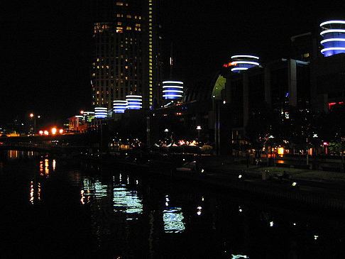 Melbourne in der Nacht - Viktoria (Melbourne)